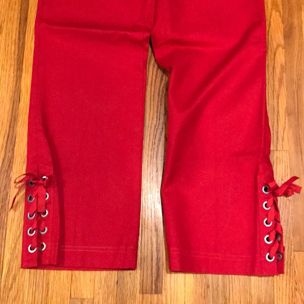 Express Red Capris - image 1
